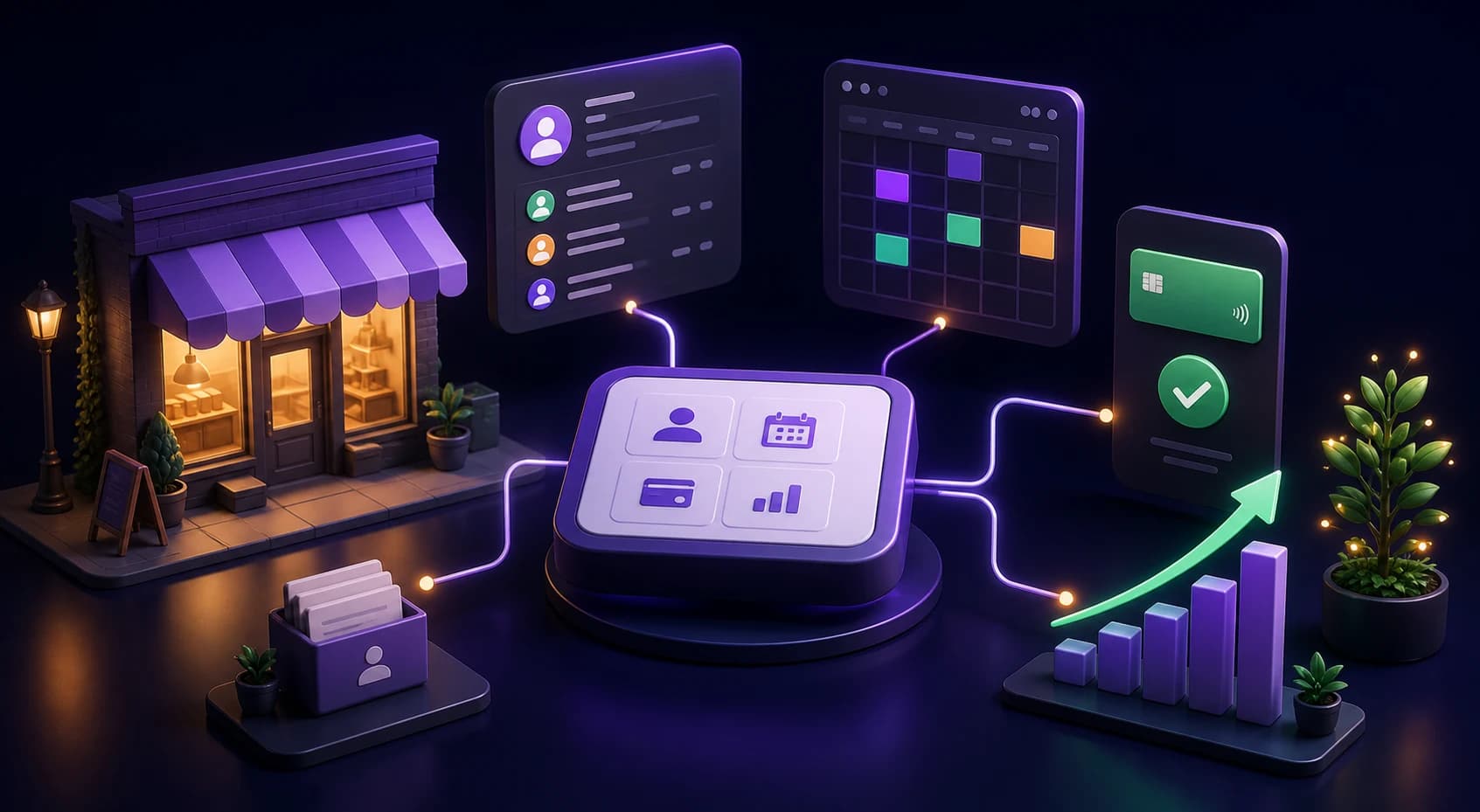 Small businesses inside the BridgeConnect platform
